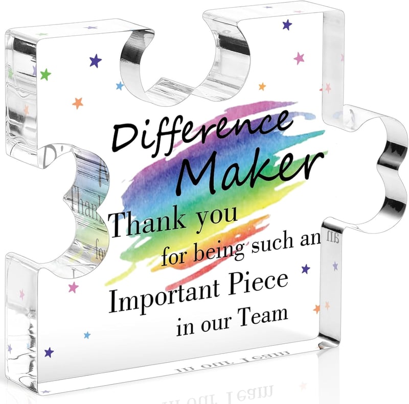 Employee Appreciation Acrylic Plaque for Bus Driver and Coach