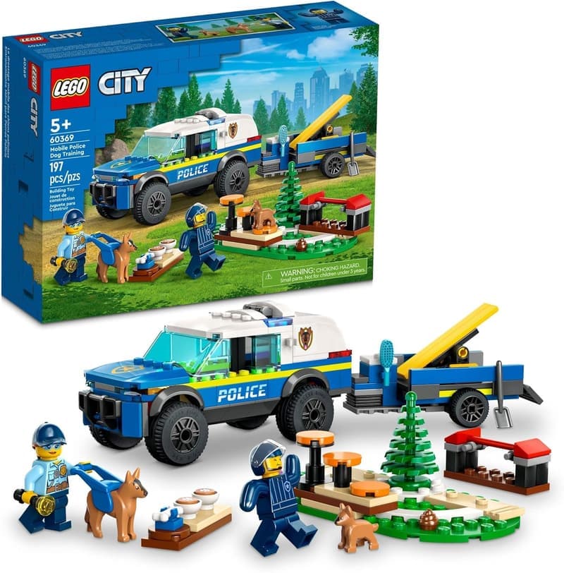 LEGO City Mobile Police Dog Training Set with SUV & Figures