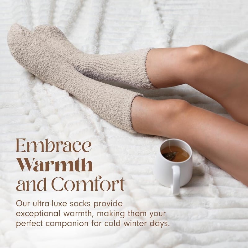Cozy Ultra-Luxe Cloud Sleep Socks for Men & Women