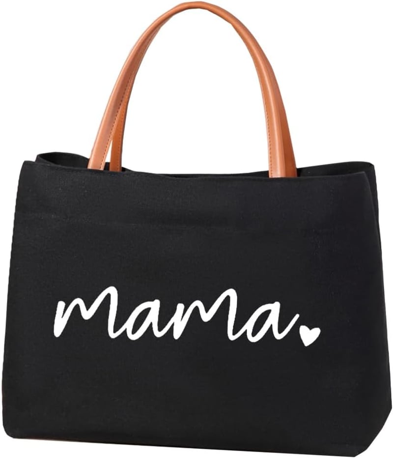 Mom Tote Bag - Versatile Carryall for Hospital, Shopping, Travel