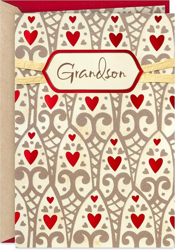 Valentine's Day Card for Grandson - 