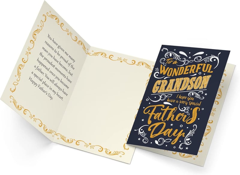 Eco-Friendly Father's Day Card for Grandson, 5
