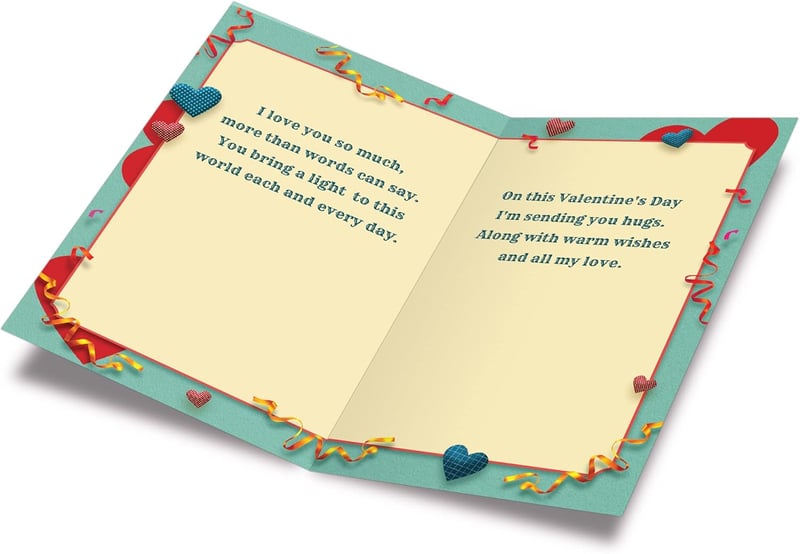 Valentine's Day Card for Grandson - Eco-Friendly & Premium Quality