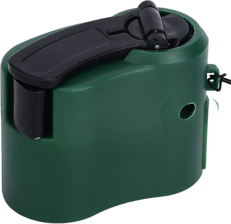 Mini Portable USB Hand Crank Charger with LED Light