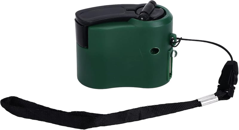 Portable USB Hand Crank Phone Charger with LED Light