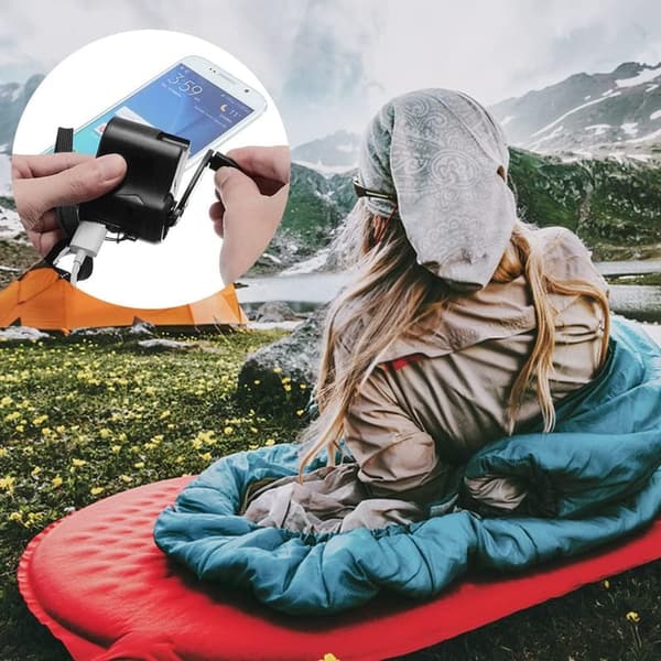 USB Hand Crank Phone Charger for Outdoor Camping