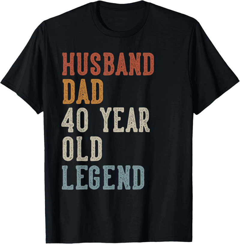 40th Birthday T-Shirt for Husband - 
