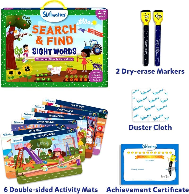 Sight Words Educational Game for Kids - Reusable Learning Activity