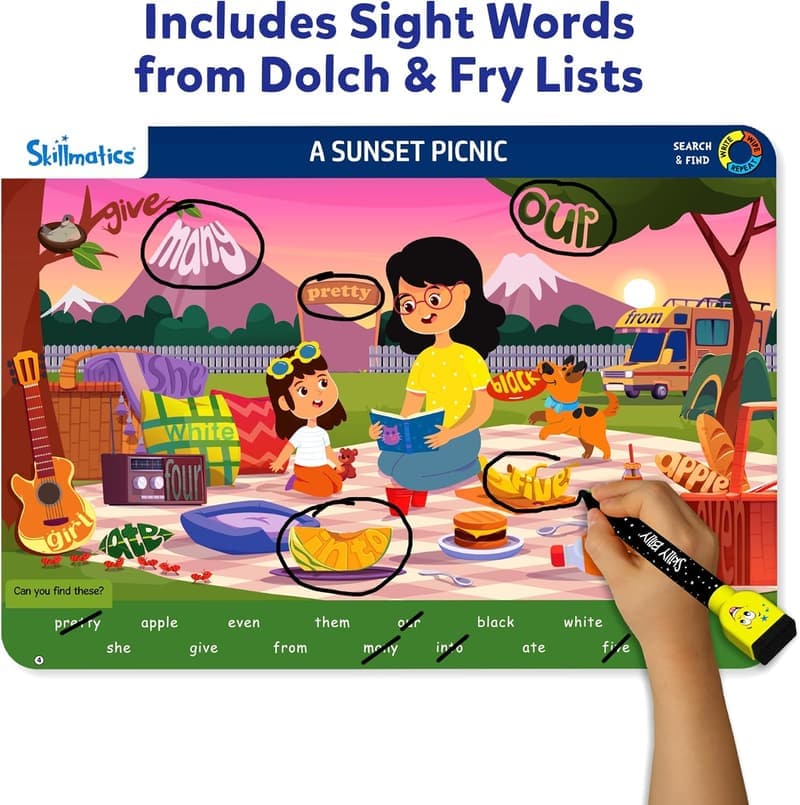 Sight Words Educational Game for Kids - Reusable Learning Activity