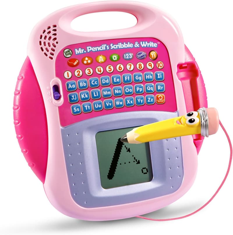 Mr. Pencil's Scribble & Write – Pink Learning Toy