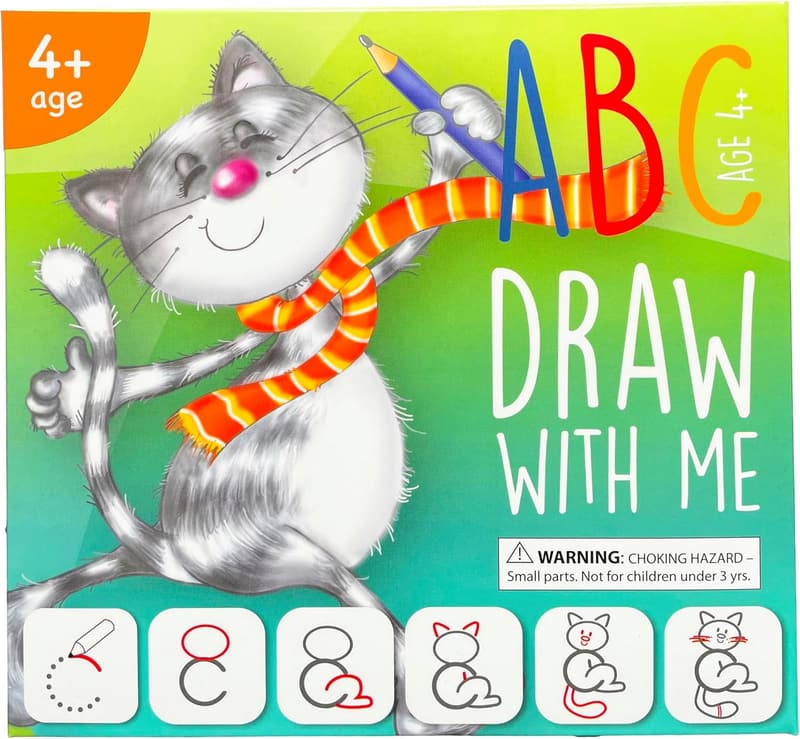 ABC Letter Tracing Activity Set for Kids Ages 3-6