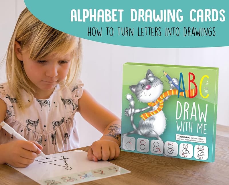 ABC Letter Tracing Activity Set for Kids Ages 3-6