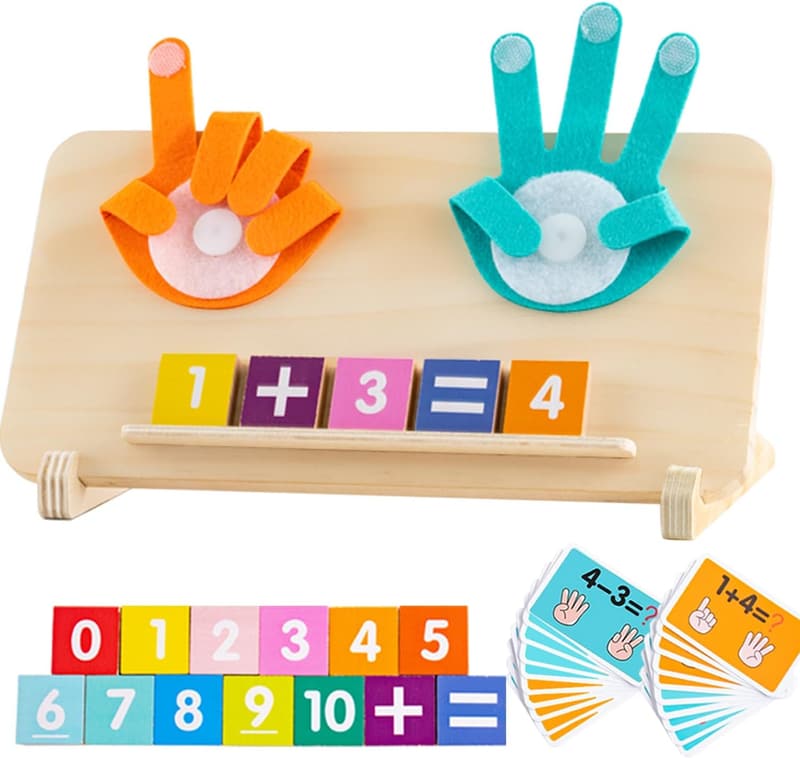 Montessori Educational Counting Blocks for Toddlers 2-5