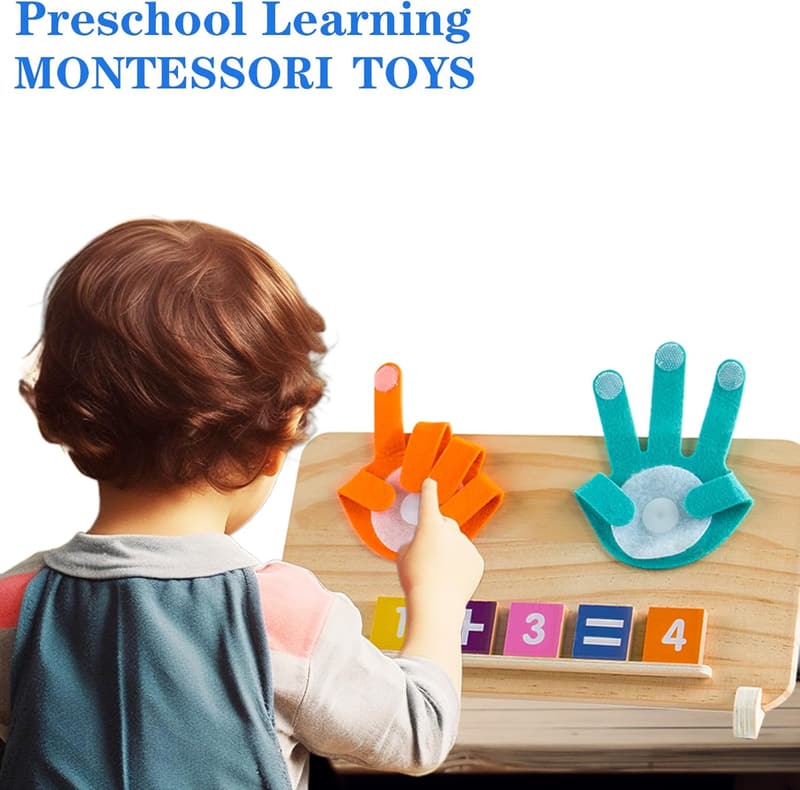 Montessori Educational Counting Blocks for Toddlers 2-5