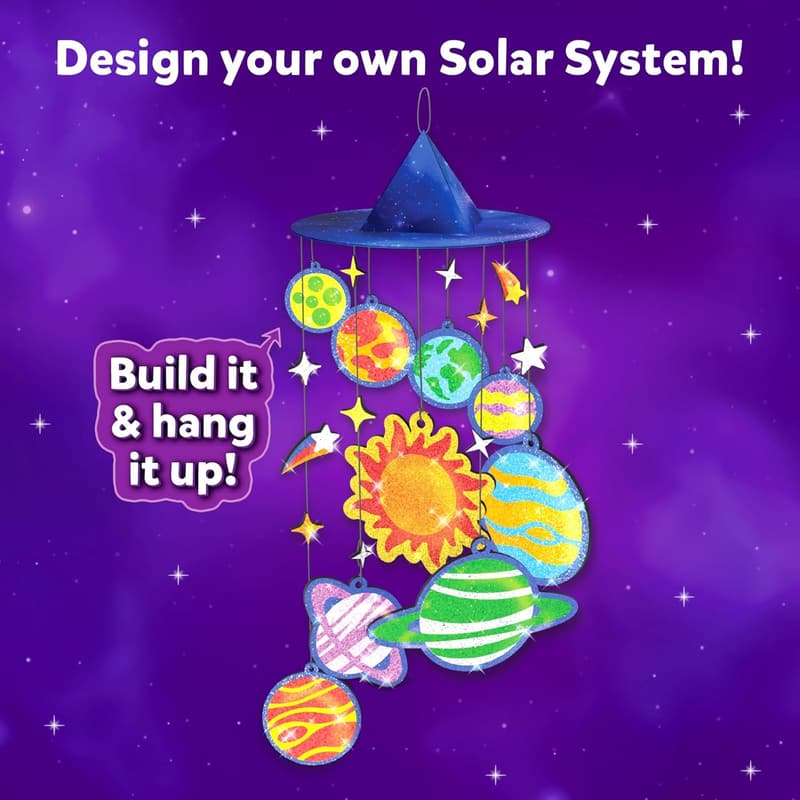 Solar System Foil Art Craft Kit for Kids Ages 4-12