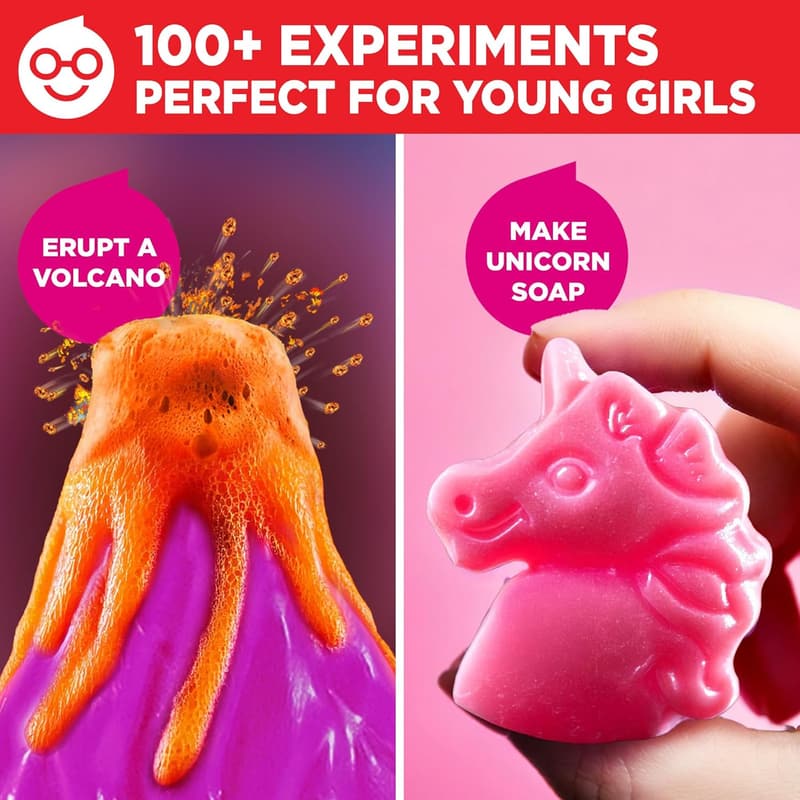 STEM Science Kit for Girls Age 4-12 | Birthday Gift