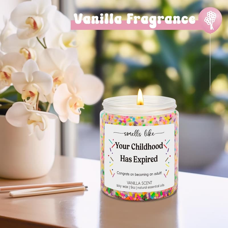 18th Birthday Candles - Fun Gifts for 18 Year Olds