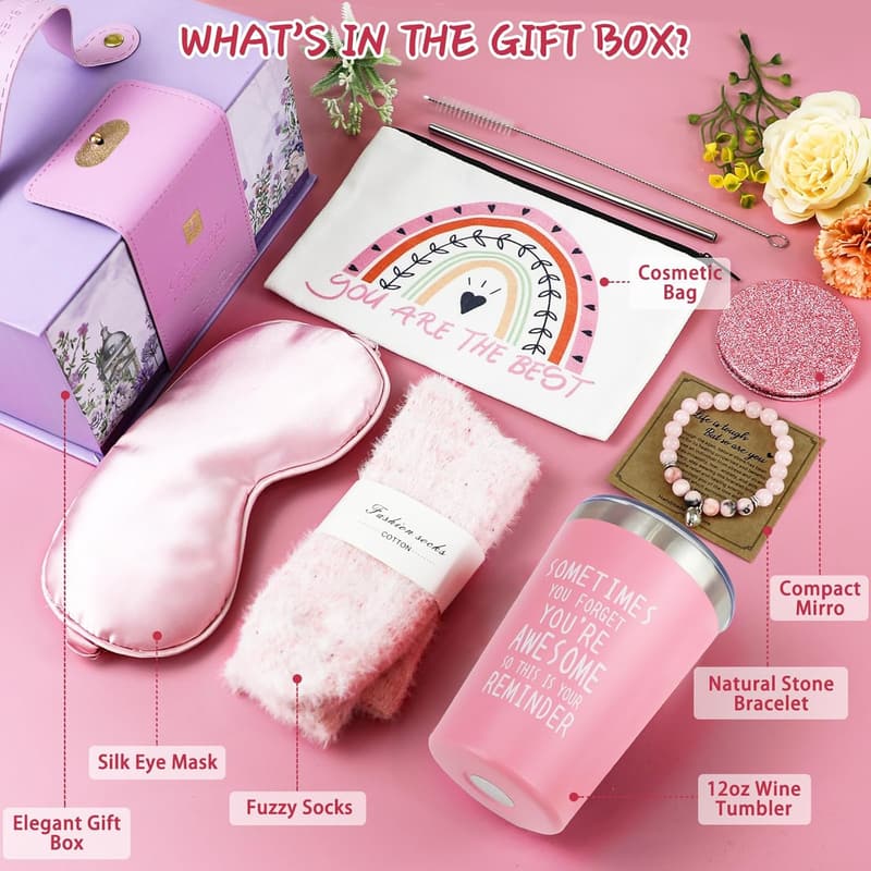 Birthday Gifts for Teen Girls - Eye Mask & Tumbler Set