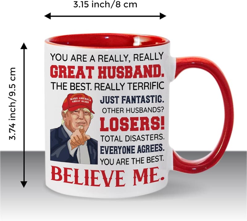 Father's Day Ceramic Mug 11oz - Funny Gift for Husband
