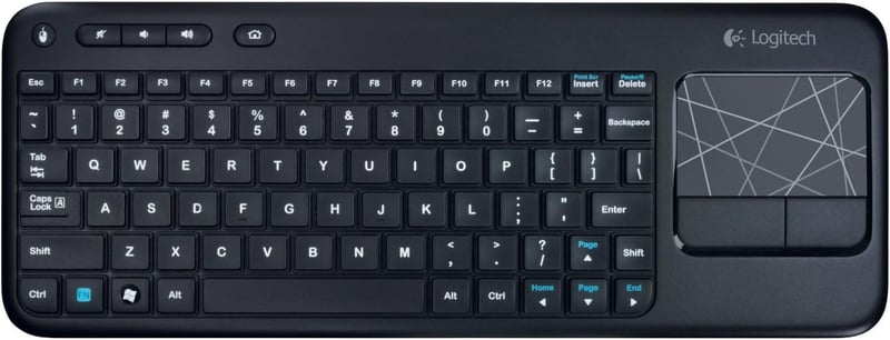 Logitech Wireless Touch Keyboard K400 with Multi-Touch Pad
