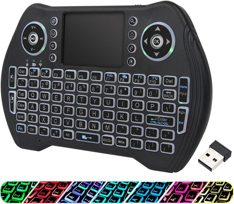 Backlit Mini Wireless Keyboard & Touchpad Mouse Combo