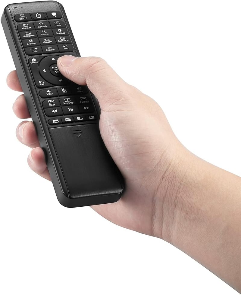 Pepper Jobs W10 Gyro Air Remote with QWERTY Keyboard
