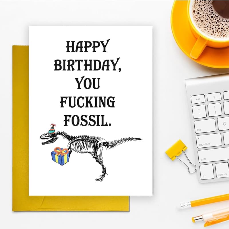 Funny Birthday Card for Him - Ideal Gift for Men