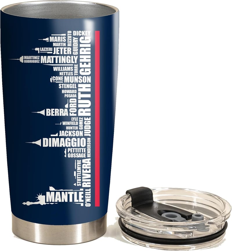 New York City Skyline Insulated Tumbler - 20 Oz Stainless Steel