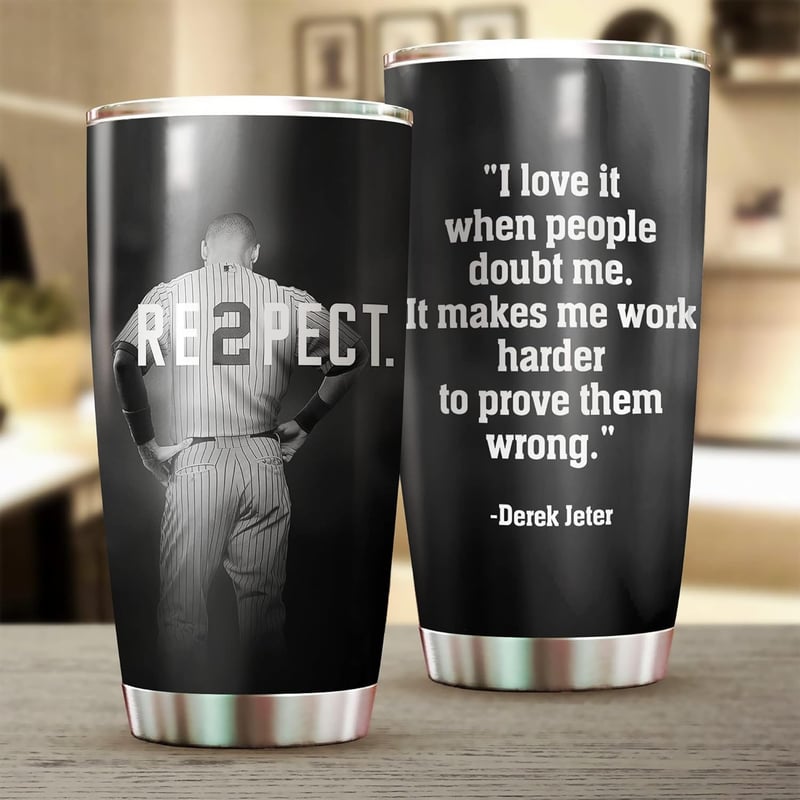 Insulated 20 oz Coffee Mug with Motivational Quote for Fans