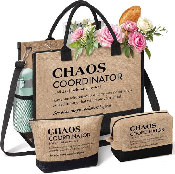 Personalized Tote Bag for Women - Chaos Coordinator Gift