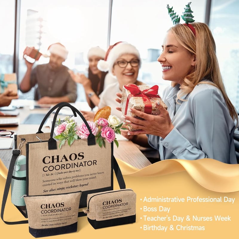 Personalized Tote Bag for Women - Chaos Coordinator Gift