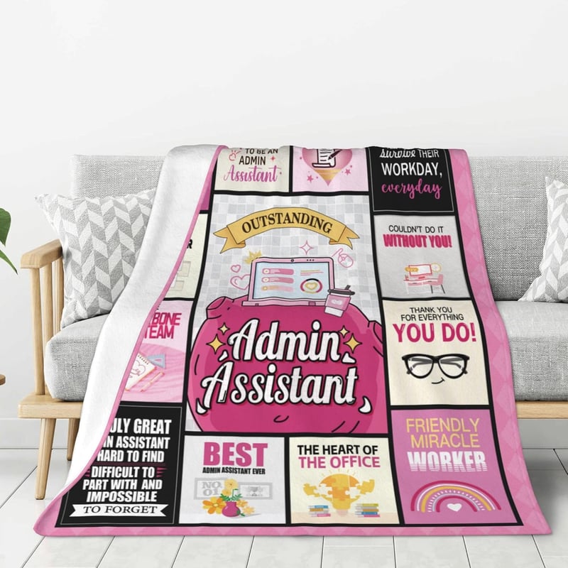 Administrative Professional Day Blanket Gift for Assistants 60
