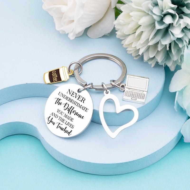 Administrative Professional Day Coffee Keychain for Women
