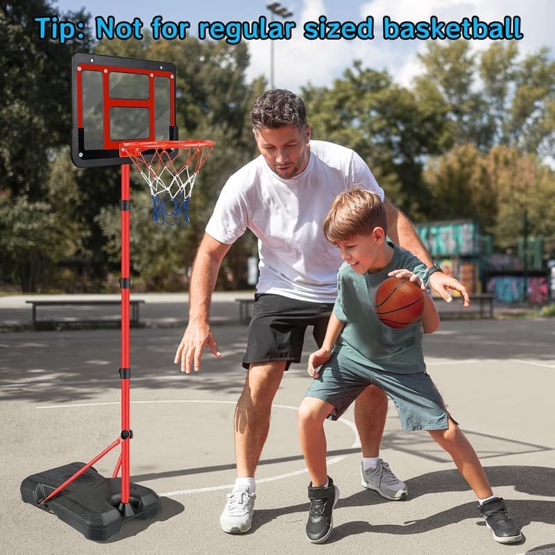 Adjustable Mini Basketball Hoop for Boys Ages 3-8