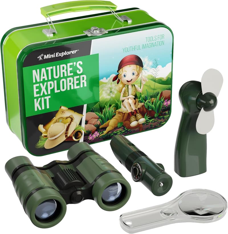 Kids' Outdoor Explorer Kit - 5-in-1 Camping Gear & Toys