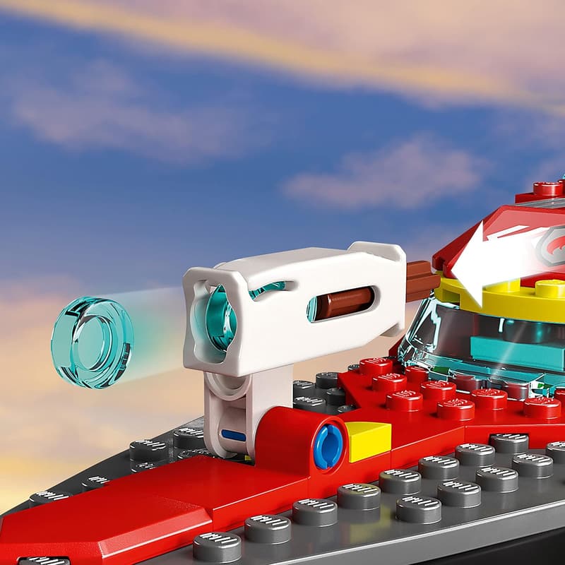 LEGO City Fire Rescue Boat Set with Jetpack & 3 Minifigures