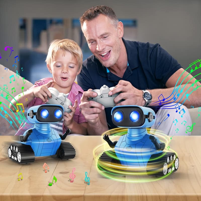 Rechargeable Remote Control Emo Robot Toy for Kids 5+