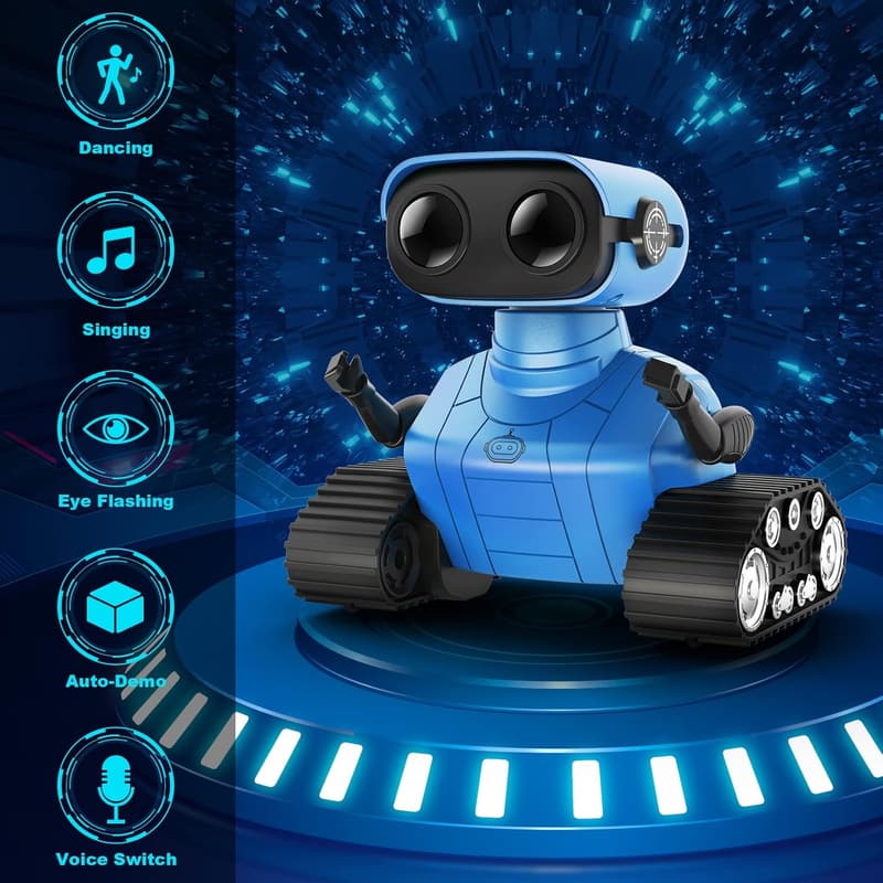 Rechargeable Remote Control Emo Robot Toy for Kids 5+