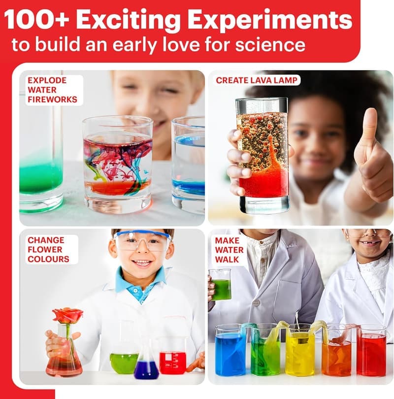 STEM Science Kit for Kids 4-8 | 100+ Experiments, Educational Gift