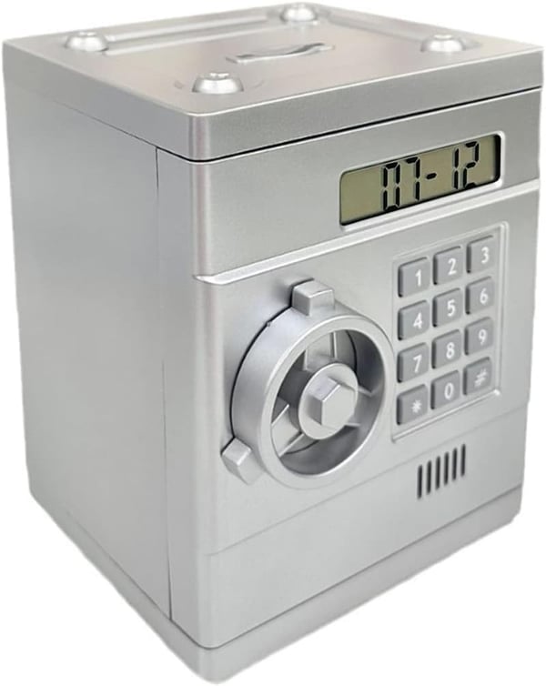 Kids Electronic Piggy Bank ATM with Password & LCD Display