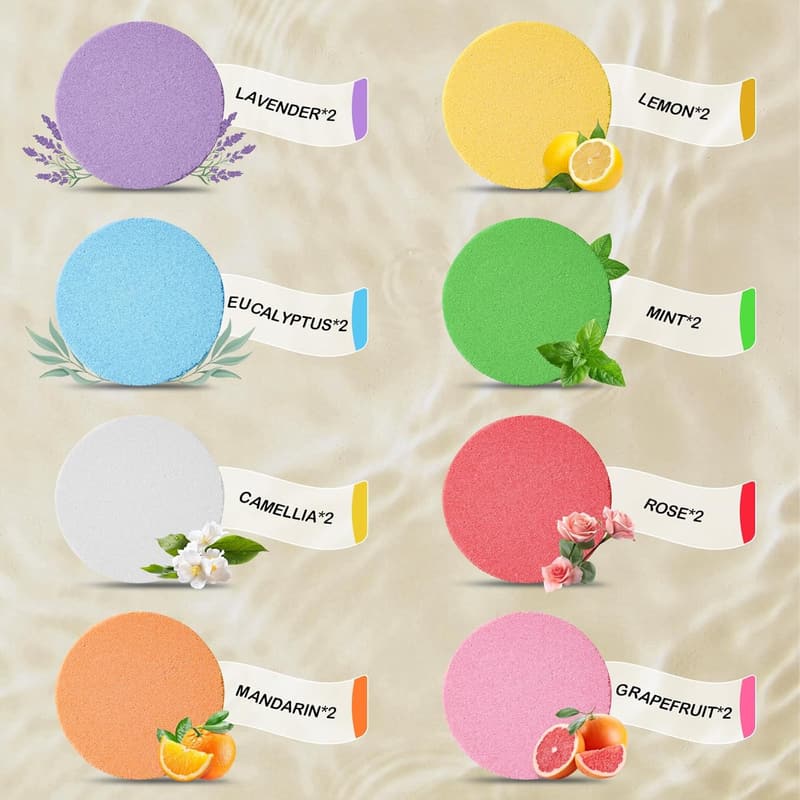 Mother's Day Aromatherapy Shower Steamers - 8-Pack Gift Set