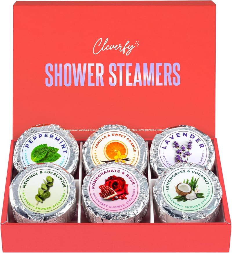 Stress Relief Shower Steamers – Aromatherapy Tablets for Self-Care