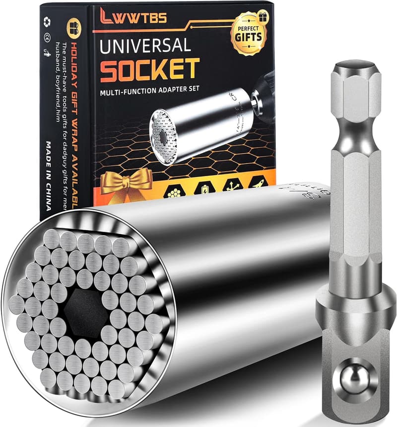 Universal Socket Tool Gift for Father's Day - Adapter for Power Drill