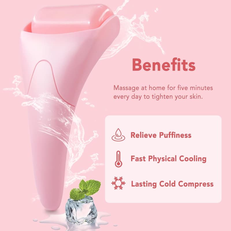 Ice Face Roller Set for Women - Reduces Puffiness & Wrinkles
