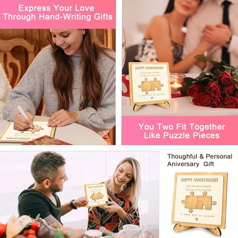 Valentine's Day Desk Plaque Gift for Couples