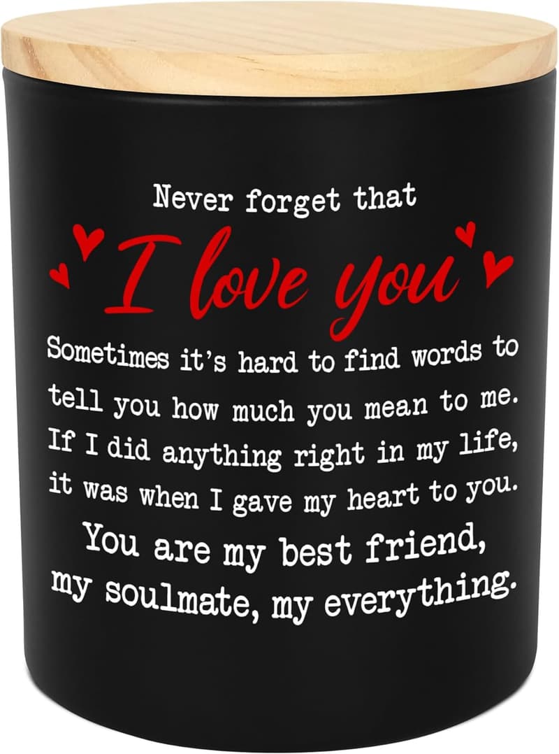 Anniversary Vanilla Lavender Candle - 10 oz Gift for Couples
