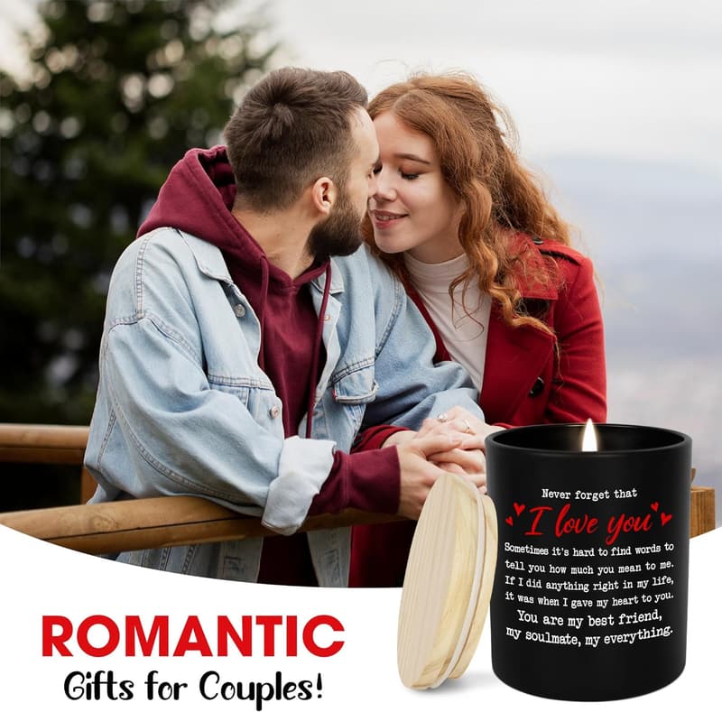 Anniversary Vanilla Lavender Candle - 10 oz Gift for Couples
