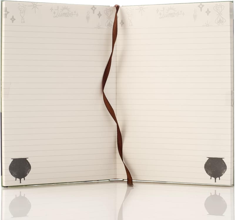 Harry Potter Spells Journal - 200 Pages, Lay-Flat, Ribbon Bookmark