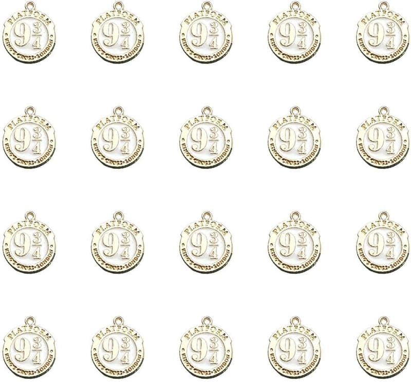 DIY Jewelry Making - 20 Pieces Alloy Round Magic Charms