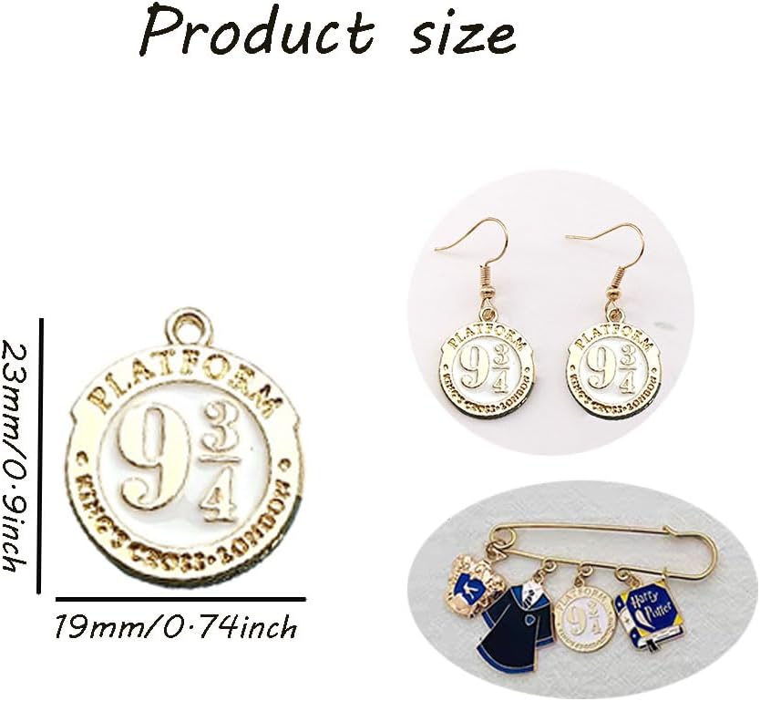 DIY Jewelry Making - 20 Pieces Alloy Round Magic Charms